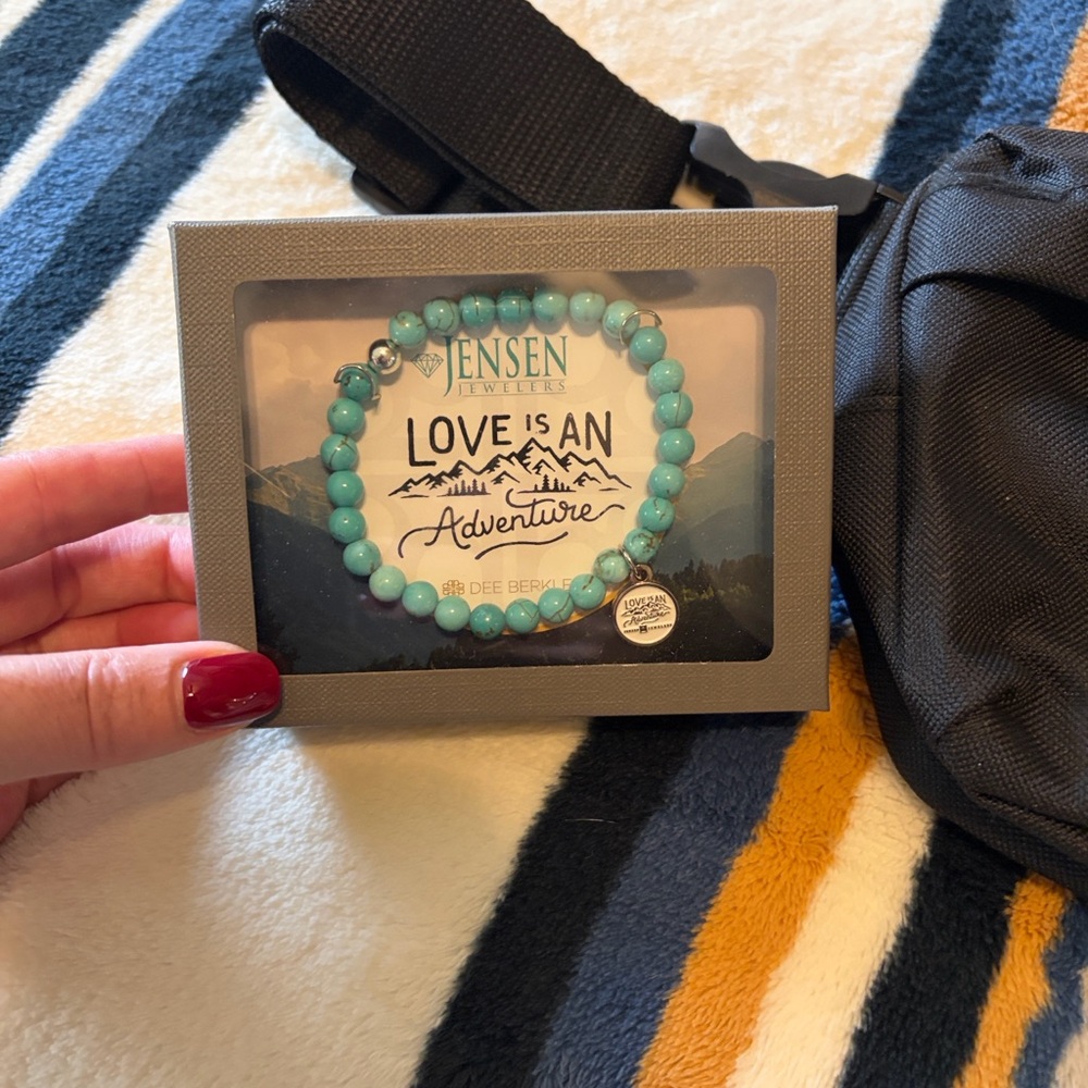 Turquoise Adventure Bracelet & Belt Bag Combo